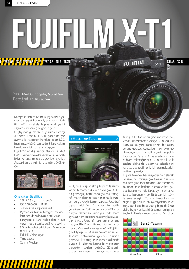 Fujifilm XT-1 İncelemesi